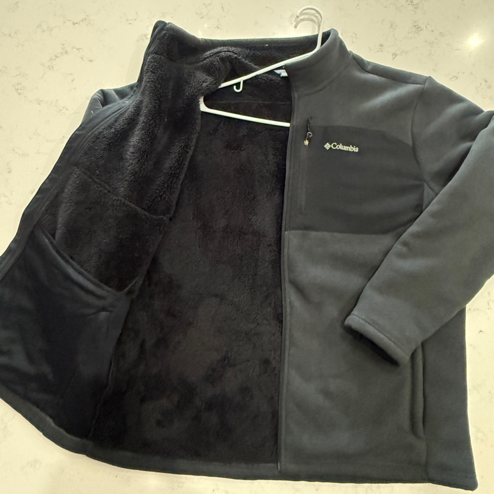 Columbia Gray Fleece Jacket